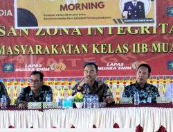 Kepala Lapas Muara Enim Gelar Kegiatan Coffe Morning Bersama Insan Pers