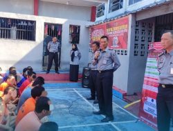 Kepala Rutan Krui Melaksanakan Sosialisasi dan Salam Pemasyarakatan Kepada Warga Binaan