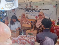 Disperindag Provinsi Lampung Gelar Operasi Pasar Pengendalian Inflasi di Wilayah Bandarlampung