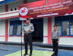 Kobarkan Semangat Bela Negara, Rutan Kotabumi Laksanakan Upacara Peringatan Hari Bela Negara dan Kesiapan Nataru