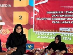 Lapas Muara Enim Gelar Kegiatan Pemberian Makanan Tambahan dan Pemeriksaan Kesehatan Untuk Lansia