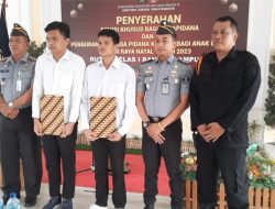 Berkelakuan Baik, Narapidana Rutan Kelas I Bandar Lampung Yang Beragama Kristen Menerima Remisi Khusus Natal