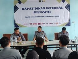 Karutan Kotabumi Pimpin Rapat Evaluasi 2023 dan Persiapan Pelaksanaan Kegiatan Tahun 2024