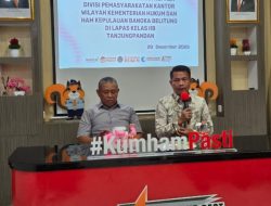 Sambangi Lapas Kelas IIB Tanjungpandan, Kadivpas Ingatkan Kembali Tiga Kunci Pemasyarakatan Maju