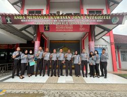 Tim Kanwil Kemenkumham Lampung Lakukan Monev LKjIP, RB dan MR di Rutan Kelas I Bandar Lampung