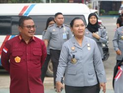 Tinjau Sarana Kesehetan, Dapur Higienis dan Griya Abhipraya, Stafsus Menteri Bidang Keamanan dan Intelijen Kunjungi UPT Pemasyarakatan di Way Hui Lampung