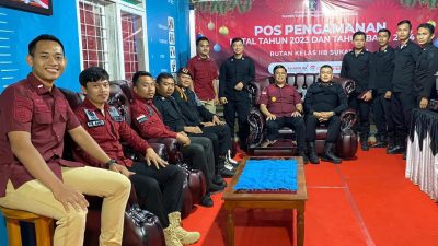 Sambut Pergantian Tahun Baru 2024, Karutan Abdul Aziz dan Kepala KPR Rutan Sukadana Beri Pengarahan dan Penguatan Kepada Petugas Pengamanan