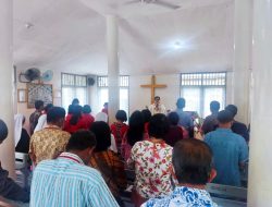 Rayakan Perayaan Natal, Misa Natal di Lapas Kelas I Bandarlampung Berlangsung Khidmat