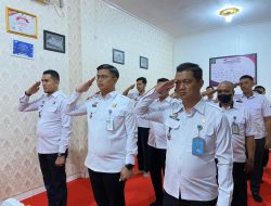Perkuat Sinergi semakin PASTI dan BerAKHLAK, Rutan Sukadana Gelar Apel Awal Tahun 2024 Bersama Menteri Hukum dan HAM