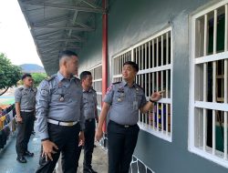 Deteksi Dini Cegah Gangguan Kamtib, Kepala Rutan Sukadana dan Jajaran Laksanakan Troling Blok Hunian WBP