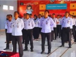 Lapas Muara Enim Ikuti Apel Serentak Awal Tahun Perkuat Sinergi Semakin Pasti dan Berakhlak Untuk Kinerja Kemenkumham Yang Berdampak