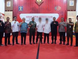 Ikrar Janji Setia kepada NKRI, Napiter Lapas Kalianda Komitmen Lepas Baiat Organisasi Radikal