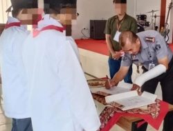 Dua Narapidana Terorisme Lapas Metro Laksanakan Ikrar Setia Kepada NKRI