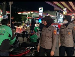 Saat Malam Libur, Polwan Polresta Bandar Lampung Disiagakan di Lokasi Keramaian