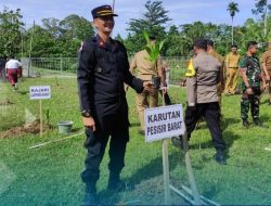Rutan Kelas IIB Krui Ikuti Karya Bakti Penanaman Pohon Serentak