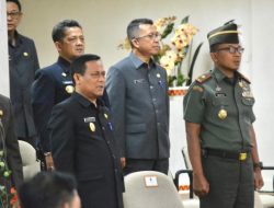 Hadiri Rapat Paripurna DPRD, Danrem 043/Gatam Sampaikan Apresiasi Atas Perubahan Propemperda Provinsi Lampung TA 2024