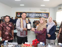 Hadiri Rakor Bersama KPU, Kapolresta Bandar Lampung Tegaskan Jajarannya Siap Kawal Logistik Pemilu 2024