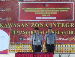 Kalapas Muara Enim Pimpin Apel Penandatanganan Pakta Integritas dan Perkuat Komitmen Bersama