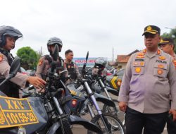 Jelang Pendistribusian Logistik Pemilu 2024, Polresta Bandar Lampung Cek Kendaraan Dinas