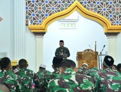 Tingkatkan Keimanan dan Ketaqwaan, Prajurit Yonif 7 Marinir Laksanakan Doa Bersama
