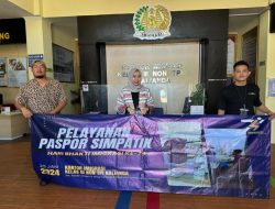 Kantor Imigrasi Kelas III Non TPI Kalianda Kembali Berikan Layanan Paspor Simpatik Masyarakat Kalianda dan Sekitarnya