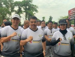 Meriahkan Hari Bhakti Imigrasi Ke-74, Kepala LPKA Kelas I Palembang Ikuti Fun Walk