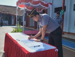 Kalapas Ciamis Pimpin Penandatanganan Komitmen Bersama Pembangunan ZI, Pakta Integritas serta Perjanjian Kinerja dan Pencananganan Tahun Prestasi 2024
