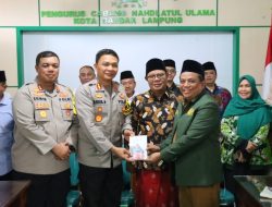 Dikunjungi Kapolresta Bandar Lampung, PCNU Kota Bandar Lampung Dukung Upaya Polri Ciptakan Pemilu 2024 Aman dan Damai