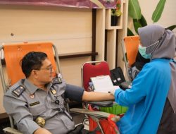 Sambut Hari Bhakti ke-74, Jajaran Imigrasi Kemenkumham Babel Sumbang 30 Kantong Darah ke PMI