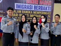 Hari Bhakti Imigrasi Ke-74, Petugas LPKA Kelas I Palembang lkuti Giat Donor Darah