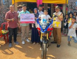 Menangkan Undian TDM Honda, Herlina Wati dapat 1 Unit Honda CB150X Gratis