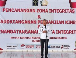 Rutan Kotabumi Laksanakan Pencanangan ZI dan Penandatanganan Perjanjian Kinerja dan Pakta Integritas