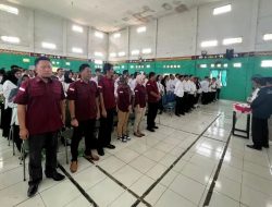Petugas Rutan Kotabumi Hadir Pelantikan dan Bimtek KPPS Pemilu 2024