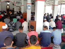 Libatkan Allah SWT Dalam Setiap Kegiatan, Tema Khutbah Shalat Jumat WBP Muslim Rutan Kotabumi