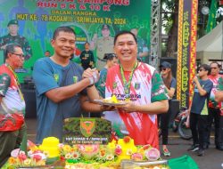 Peringati HUT Kodam II Ke-78, Wakapolda Lampung Hadiri Sriwijaya Run 2024