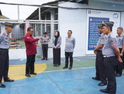 Kunjungi Lapas Kalianda, Stafsus Menteri Kumham Bidang Keamanan dan Intelijen Apresiasi Bimbingan Kerja Lapas