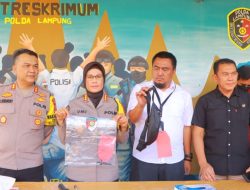 Ditreskrimum Polda Lampung Amankan Terduga Pelaku Penyalahgunaan Senjata Tajam Yang Melawan Petugas