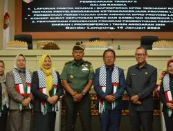 Hadiri Rapat Paripurna DPRD, Danrem 043/Gatam Sampaikan Apresiasi