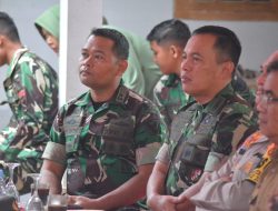 Hadiri Launching Program TNI-AD Manunggal Air Kasrem 043/Gatam Ajak Masyarakat Untuk Menjaga Dan Memelihara Fasilitas Dengan Sebaik-baiknya.