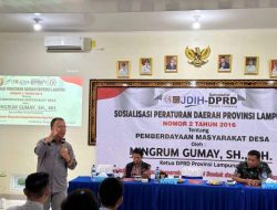 Mingrum Gumay Hhargai Aspirasi yang Disampaikan Oleh Pemuda Karang Taruna