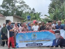 Anggota DPRD Provinsi Lampung Sugianto Beri Bantuan Pembangunan Jalan
