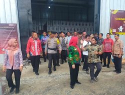 Cek Kesiapan Logistik Pemilu 2024, Kapolresta dan Wali Kota Kunjungi Gudang KPU Kota Bandar Lampung