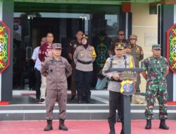 Kepala Kejari Katingan Hadiri Apel Pasukan dan Tactical Floor Game Simulasi Pengamanan Jelang Pemilu 2024