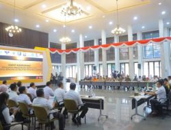 Danyonif 9 Marinir Ikuti Rapat Koordinasi Persiapan Pengamanan Pemilu 2024 dan Siaga Bencana di Wilayah Lampung