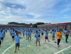 Sehat dan Bugar Bersama, Karutan Kotabumi Beserta Jajaran dan WBP Laksanakan Senam Pagi