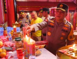 Kapolda Lampung Tinjau Pengamanan Malam Imlek