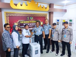 Kalapas Saiful Sahri Terima 15 Logistik Kotak Suara dari KPU Bandar Lampung