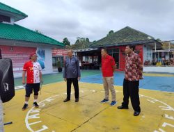 Salam PAS Kadivpas di Lapas Kalianda, Sapa Warga Binaan dan Menangi Pertandingan Badminton