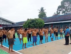 Jaga Kesehatan dan Kebugaran Tubuh, Kasub Yantah bersama Warga Binaan Laksanakan Olahraga Pagi