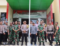 Pastikan Sidang Pleno PPK Berjalan Aman, Kapolresta Bandar Lampung Tinjau Pengamanan Sejumlah PPK di Bandar Lampung